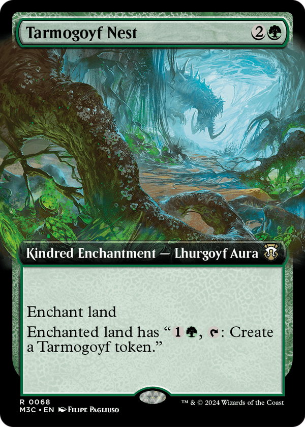 Tarmogoyf Nest (Extended Art) (M3C-068) - Modern Horizons 3 Commander: (Extended Art)