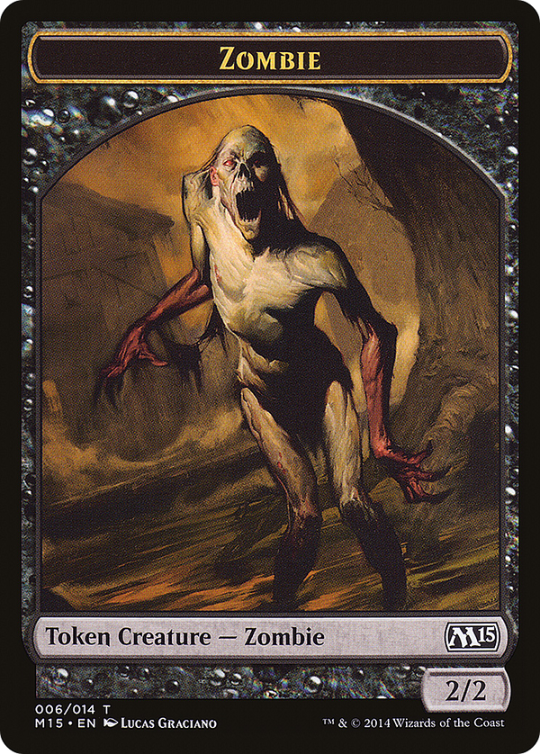 Zombie Token (M15-006) - Magic 2015 Tokens