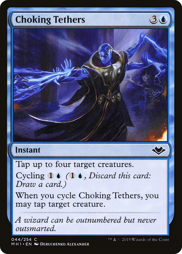 Choking Tethers (MH1-044) - Modern Horizons Foil