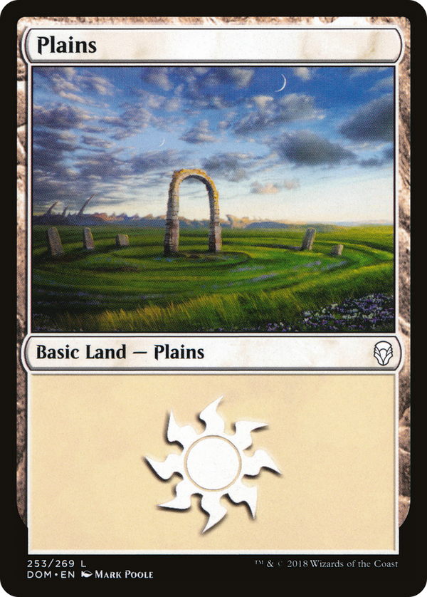 Plains (253) (DOM-253) - Dominaria Foil