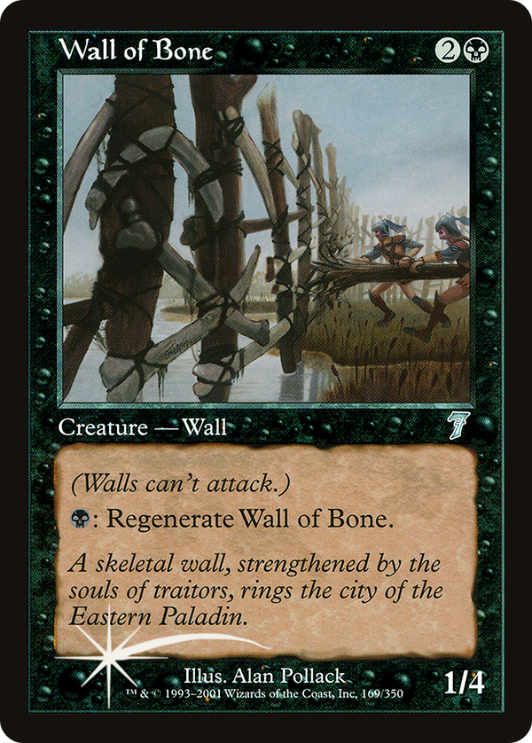 Wall of Bone (7ED-169★) - 7th Edition