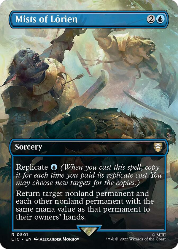 Mists of Lorien (Borderless) (LTC-501) - Tales of Middle-earth Commander Foil