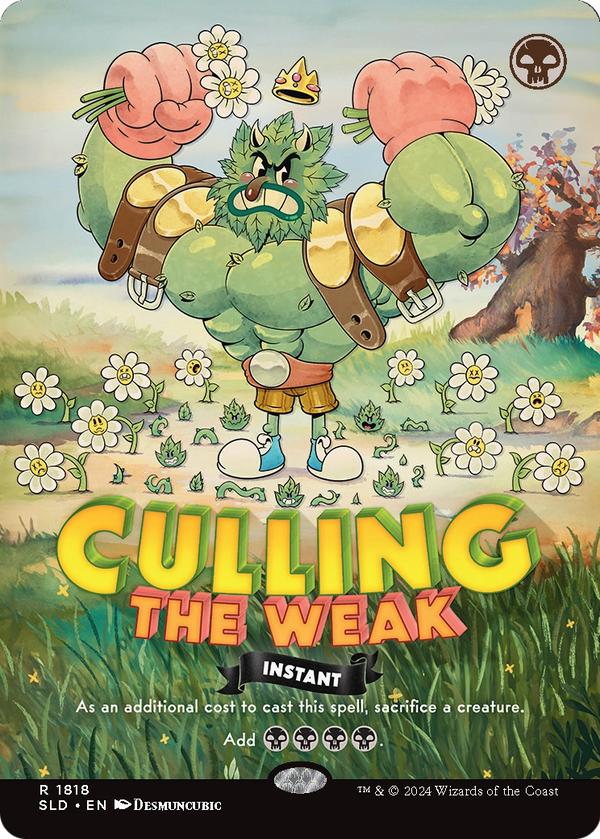 Culling the Weak (SLD-1818) - Secret Lair Drop (Borderless) Foil
