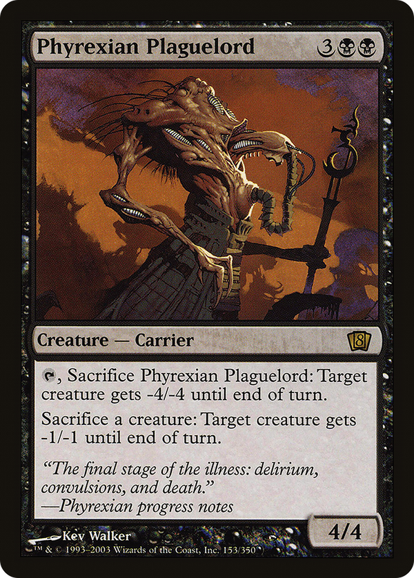 Phyrexian Plaguelord (8ED-153) - 8th Edition