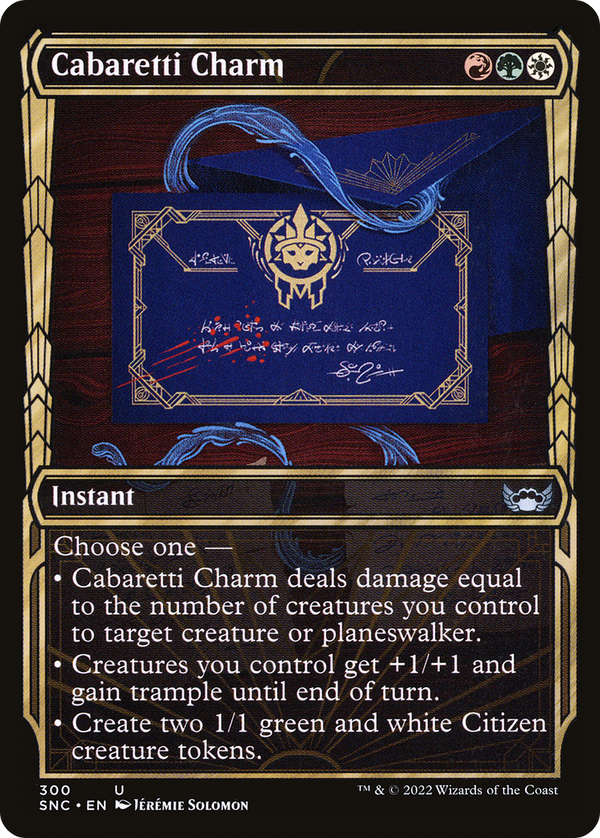 Cabaretti Charm (Showcase) (SNC-300) - Streets of New Capenna: (Showcase)