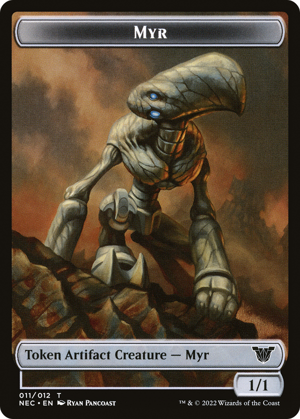 Myr (TNEC-011) - Neon Dynasty Commander Tokens
