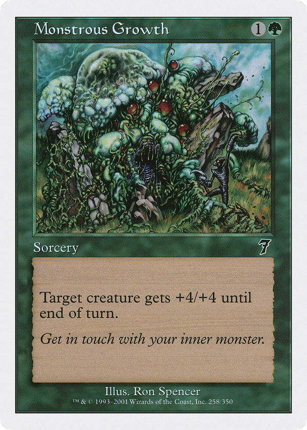 Monstrous Growth (7ED-258) - 7th Edition