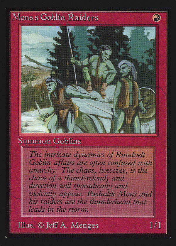 Mons's Goblin Raiders (CE) (CED-) - Collectors' Edition