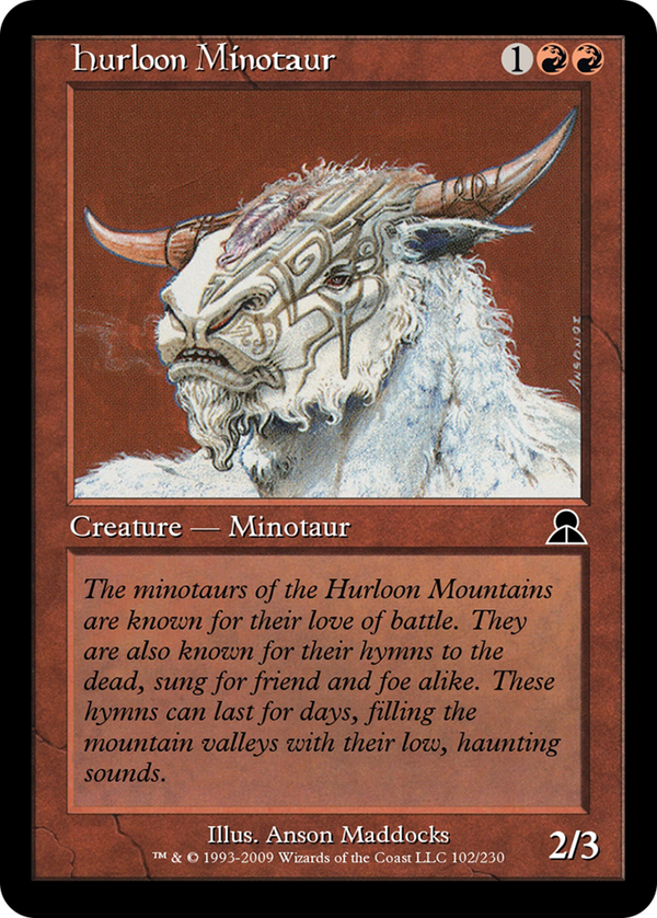 Hurloon Minotaur (ME3-102) - Masters Edition III Foil