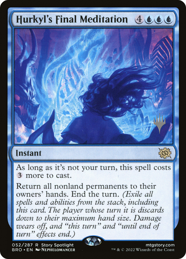 Hurkyl's Final Meditation (PPBRO-052) - The Brothers' War Promos Foil