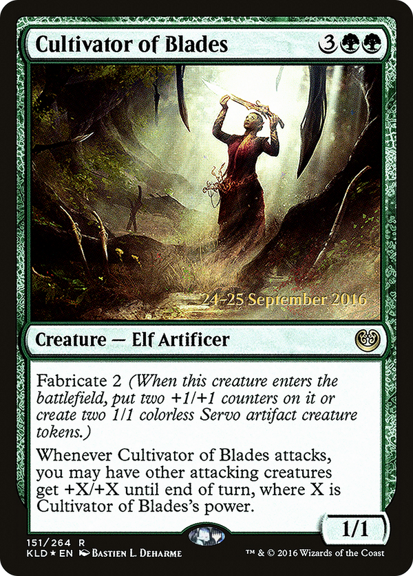 Cultivator of Blades (PRE-151S) - Kaladesh Promos Foil