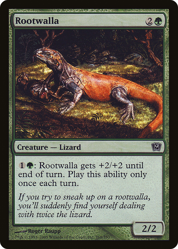 Rootwalla (9ED-268) - 9th Edition Foil