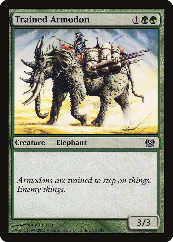 Trained Armodon (8ED-284) - 8th Edition