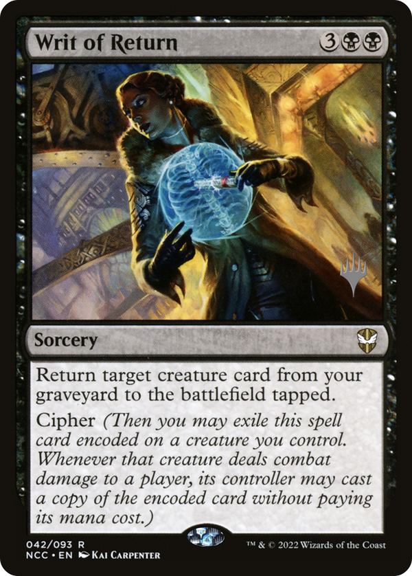 Writ of Return (PPSNC-042) - New Capenna Commander Promos Foil