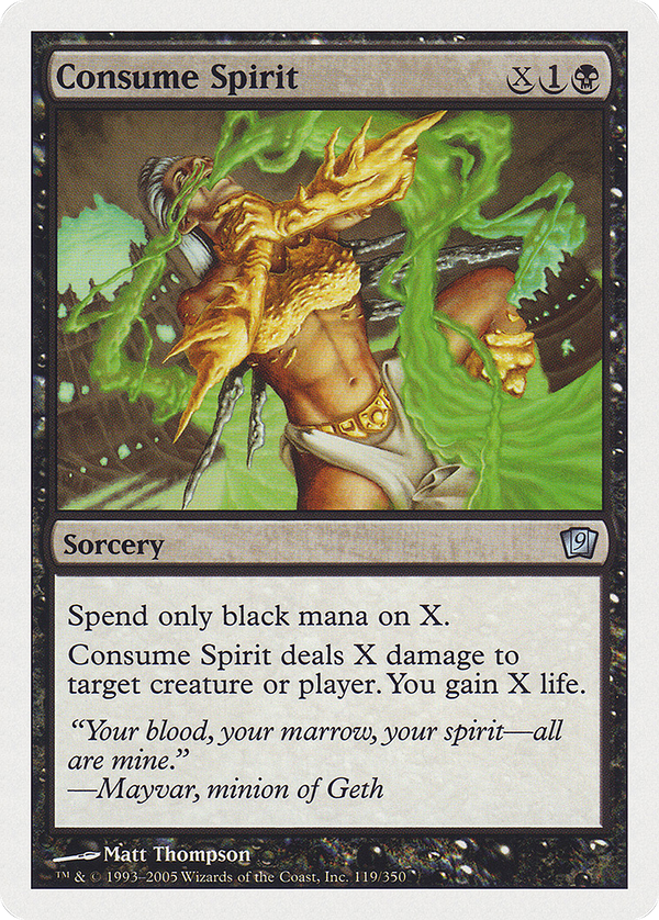 Consume Spirit (9ED-119) - 9th Edition Foil