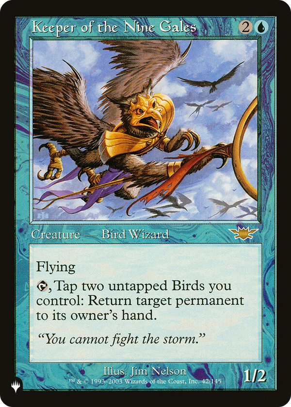 Keeper of the Nine Gales (LIST-LGN-42) - The List