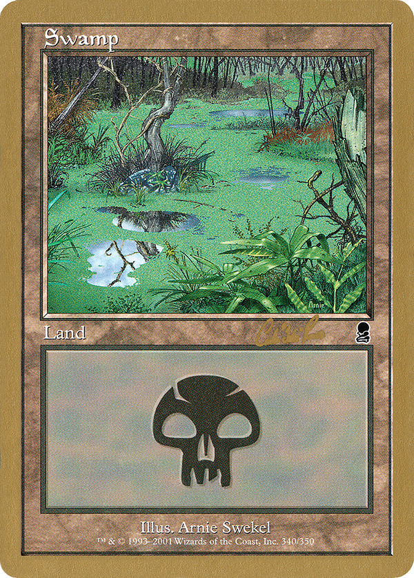 Swamp (340) - 2002 Carlos Romao (ODY) (WCD-CR340) - World Championship Decks 2002