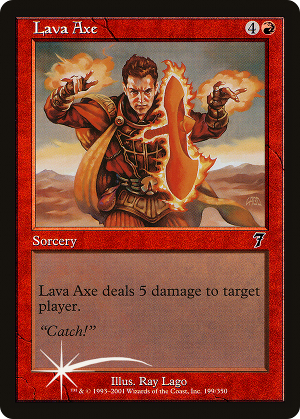 Lava Axe (7ED-199★) - 7th Edition