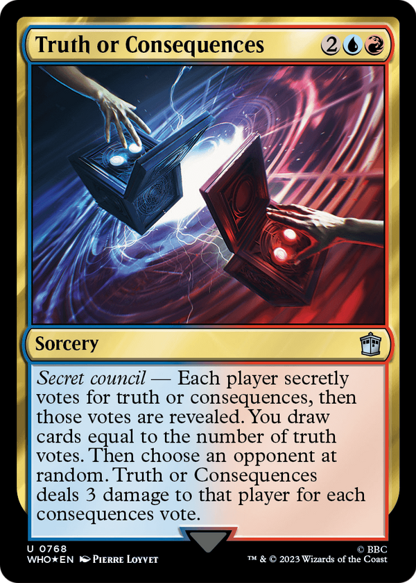 Truth or Consequences (Surge Foil) (WHO-768) - Doctor Who Foil