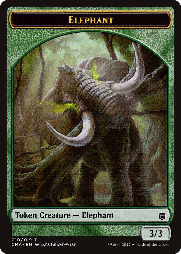 Elephant Token (010) (CMA-010) - Commander Anthology Tokens