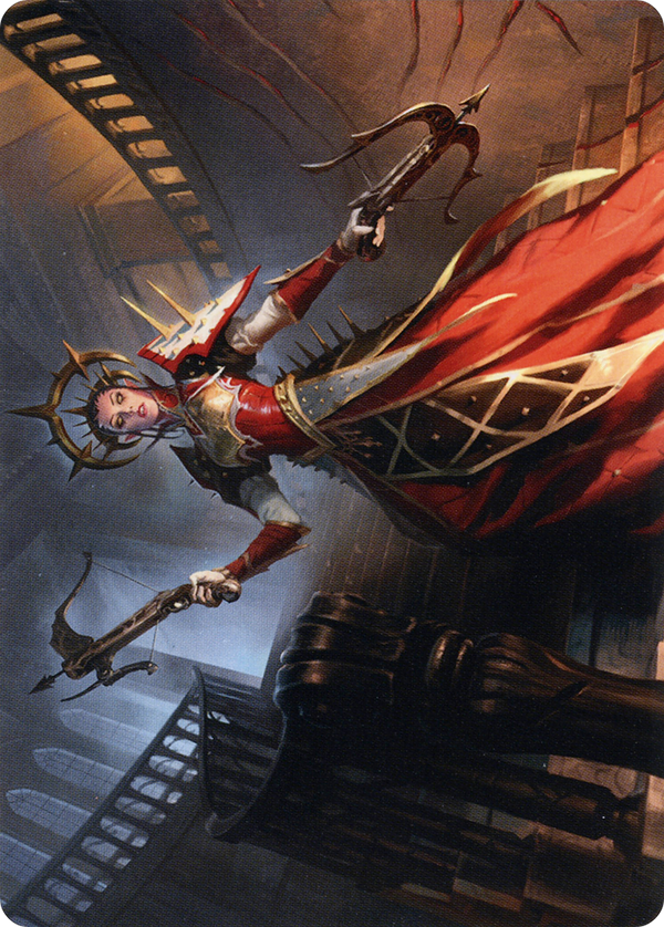 Bloodthirsty Adversary // Bloodthirsty Adversary (AMID-041) - Midnight Hunt Art Series (Borderless) Foil