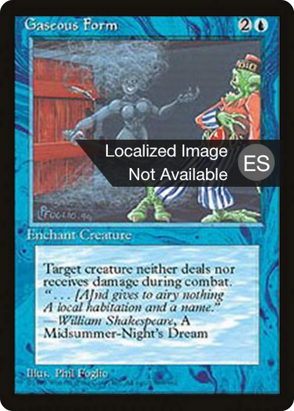 Gaseous Form (4BB-) - Fourth Edition Foreign Black Border