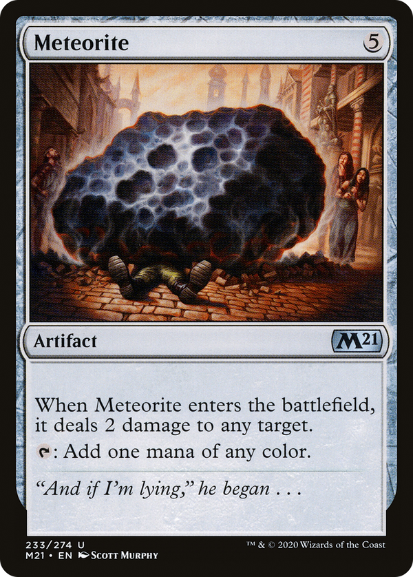 Meteorite (M21-233) - Core Set 2021 Foil