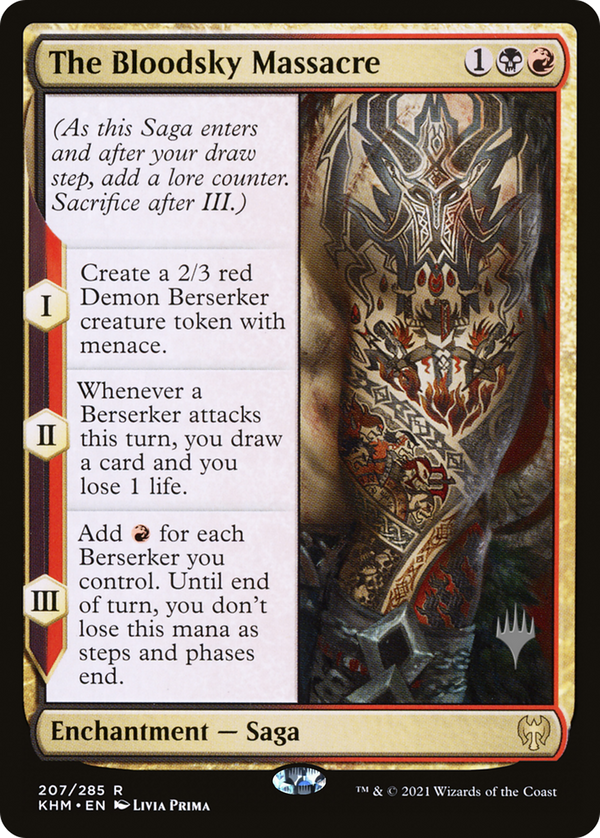 The Bloodsky Massacre (PPKHM-207) - Kaldheim Promos