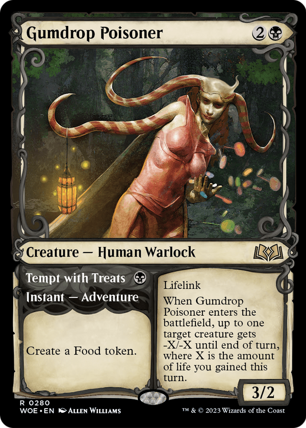 Gumdrop Poisoner (Showcase) (WOE-280) - Wilds of Eldraine: (Showcase) Foil