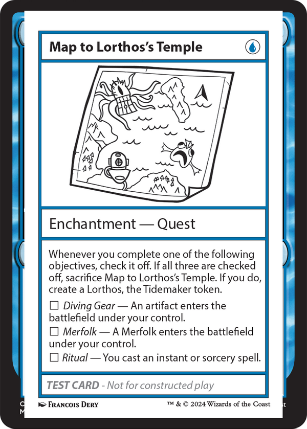 Map to Lorthos's Temple (MB2PC-) - Mystery Booster 2