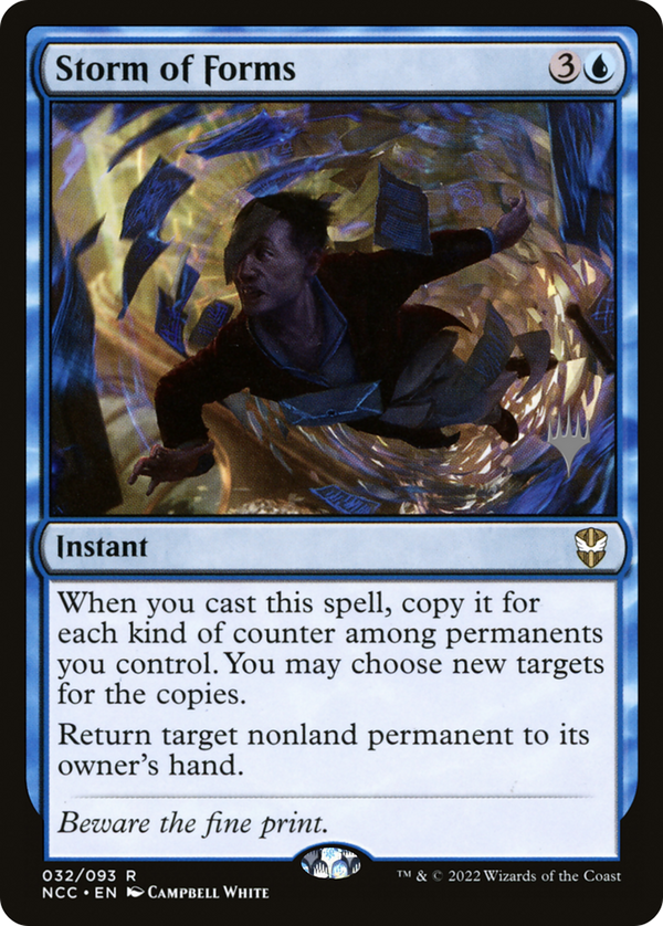 Storm of Forms (PPSNC-032) - New Capenna Commander Promos Foil