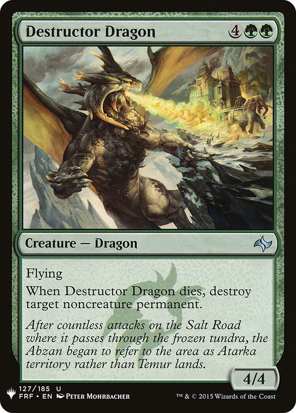 Destructor Dragon (LIST-FRF-127) - The List