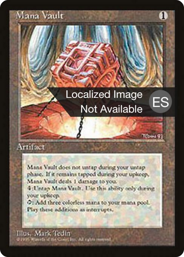 Mana Vault (4BB-352) - Fourth Edition Foreign Black Border