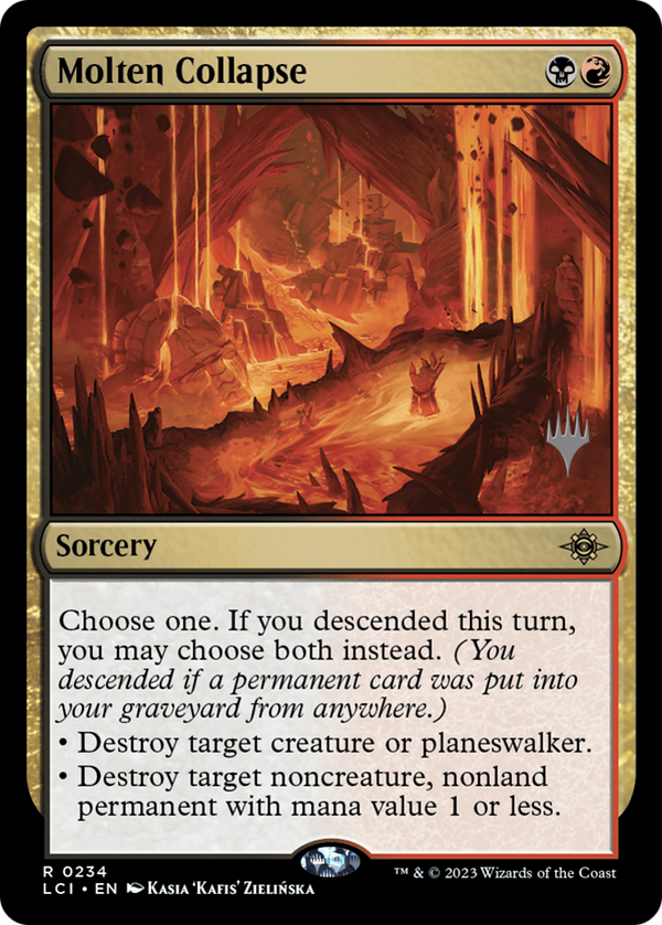 Molten Collapse (PPLCI-234) - The Lost Caverns of Ixalan Promos Foil