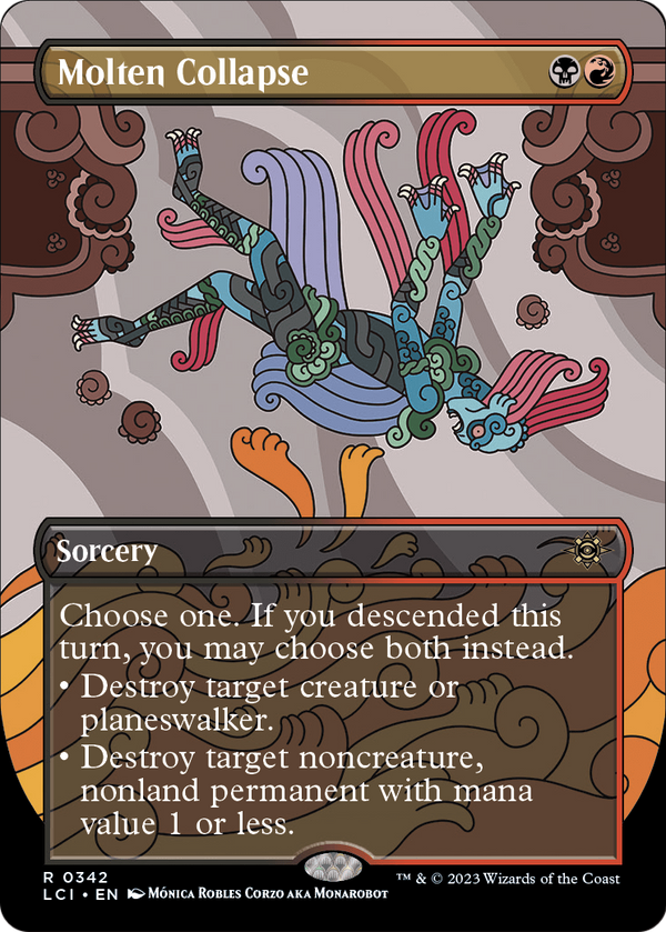 Molten Collapse (Borderless) (LCI-342) - The Lost Caverns of Ixalan