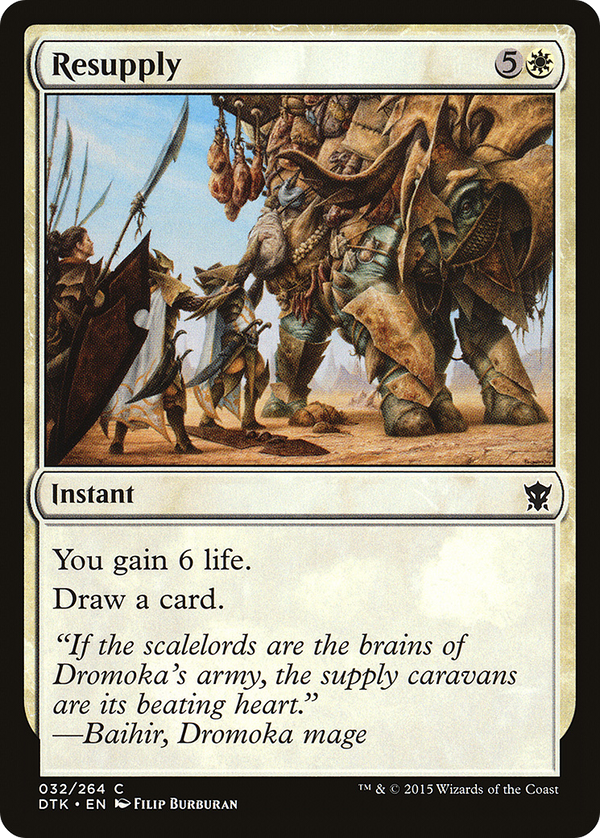 Resupply (DTK-032) - Dragons of Tarkir Foil