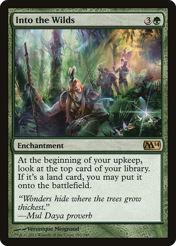 Into the Wilds (M14-180) - Magic 2014 Foil