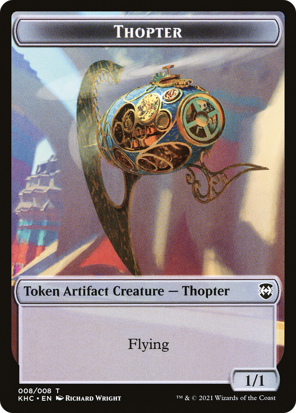 Thopter (TKHC-008) - Kaldheim Commander Tokens