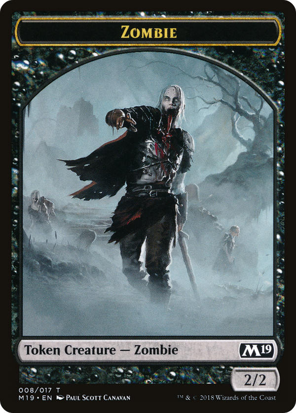Zombie Token (M19-008) - Core Set 2019 Tokens