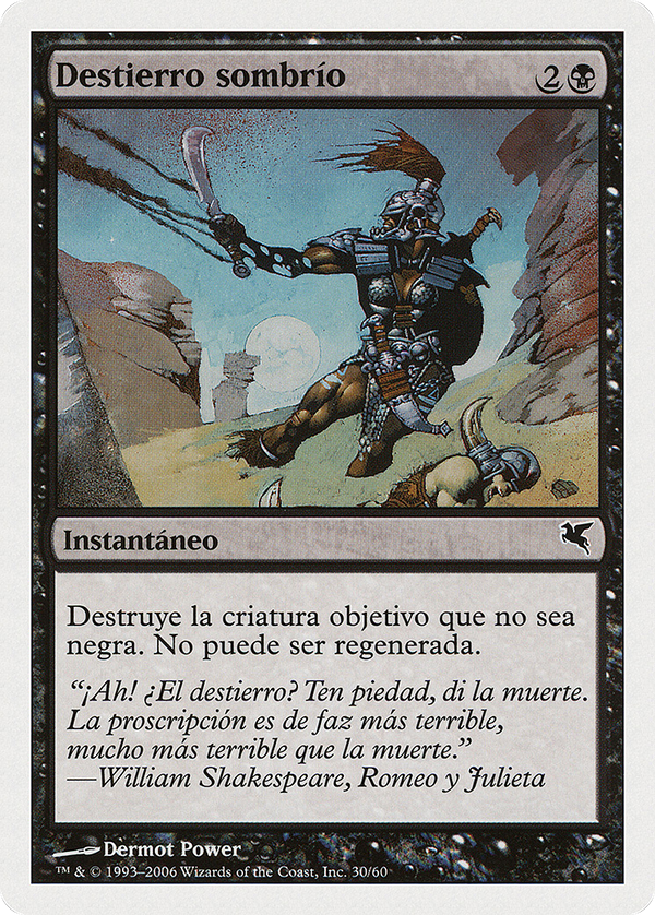 Dark Banishing (Spanish) - "Destierro sombrío" (PSAL-F30) - Salvat 2005