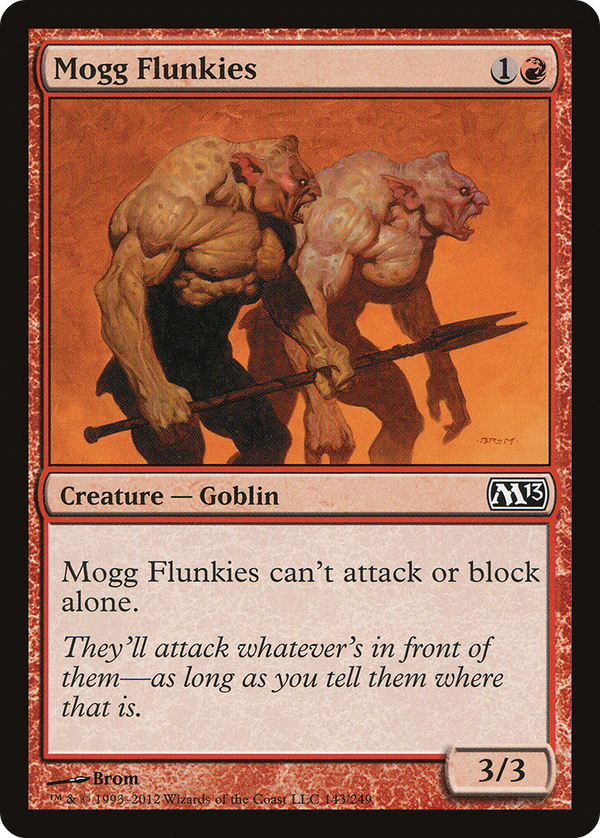Mogg Flunkies (M13-143) - Magic 2013