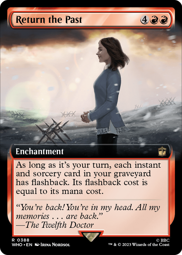 Return the Past (Extended Art) (WHO-388) - Doctor Who: (Extended Art) Foil