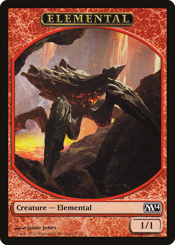 Elemental Token (7) (M14-007) - Magic 2014 Tokens