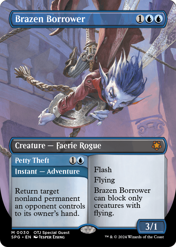 Brazen Borrower (Borderless) (SPG-030) - Special Guests Foil