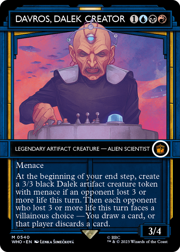 Davros, Dalek Creator (Showcase) (WHO-540) - Doctor Who: (Showcase) (Borderless) Foil