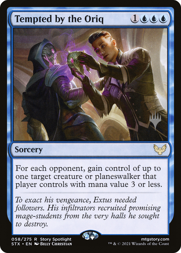 Tempted by the Oriq (PPSTX-058) - Strixhaven: School of Mages Promos Foil