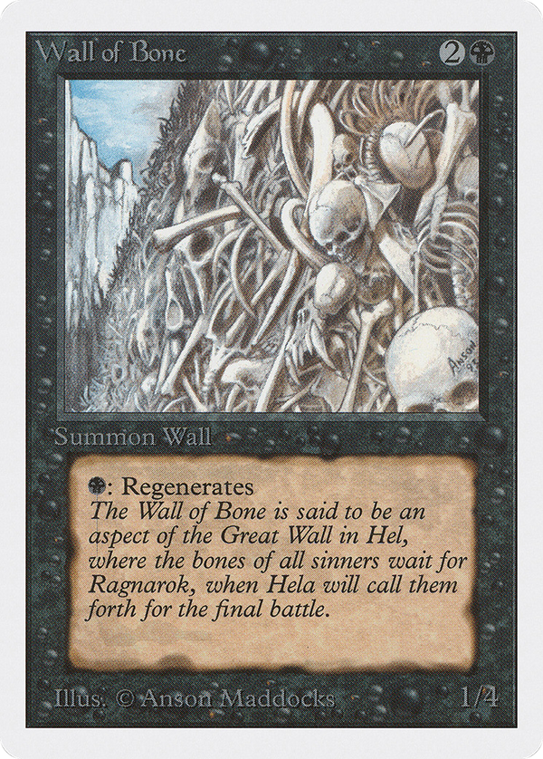 Wall of Bone (2ED-) - Unlimited Edition