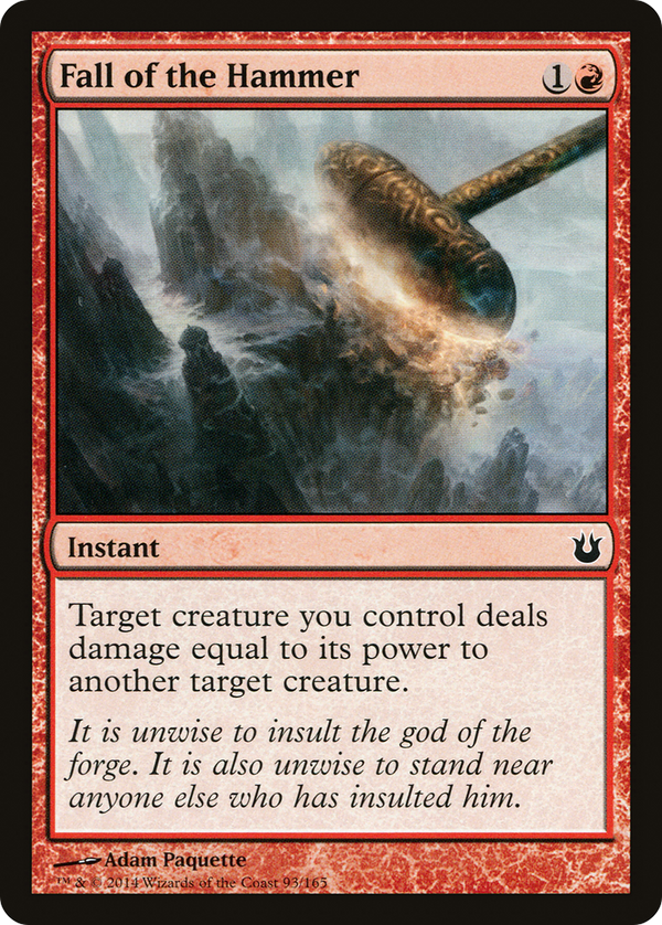 Fall of the Hammer (BNG-093) - Born of the Gods Foil