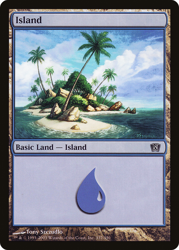 Island (337) (8ED-337) - 8th Edition