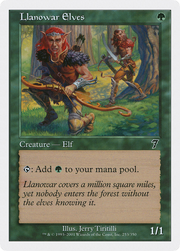 Llanowar Elves (7ED-253) - 7th Edition